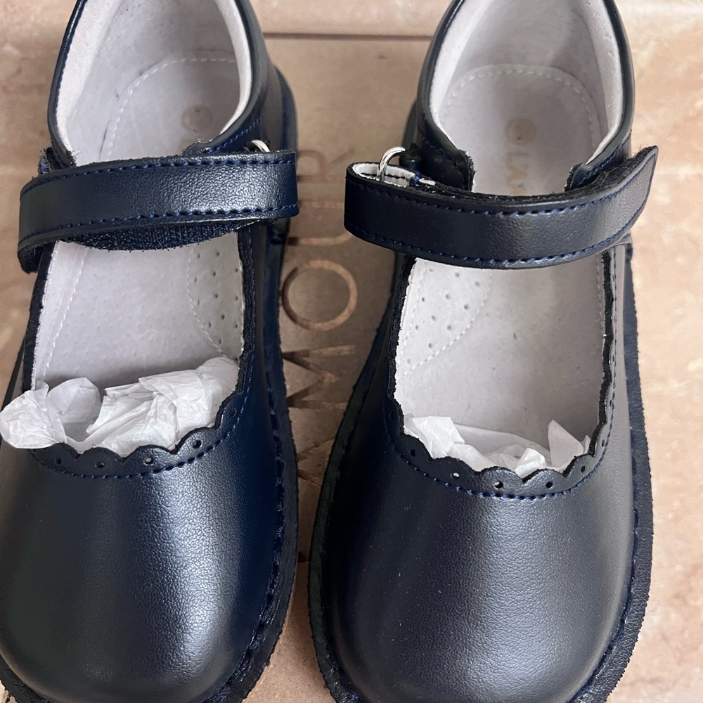 Chic Navy Kids Dress Shoes